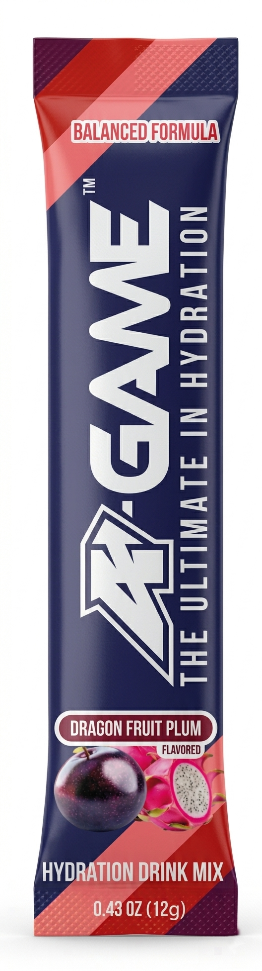 A-GAME Hydration Stix (Dragon Fruit Plum Flavor Bag)