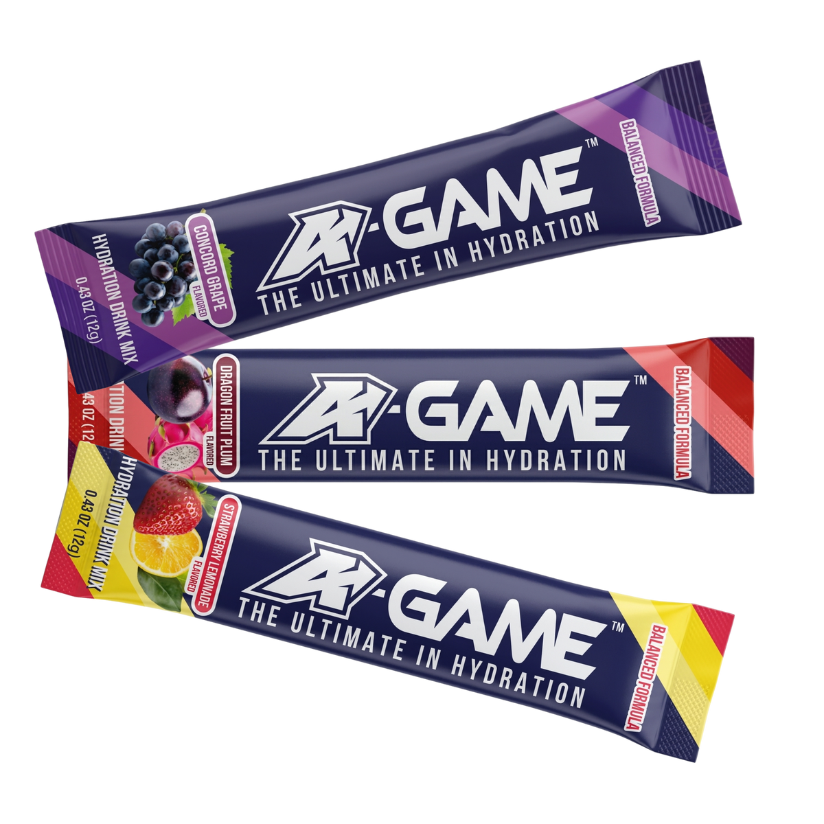 A-GAME Hydration Stix (Concord Grape Flavor Bag)